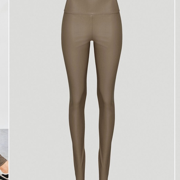 Aritzia Wilfred Free Daria pant in beige suede - Picture 7 of 8